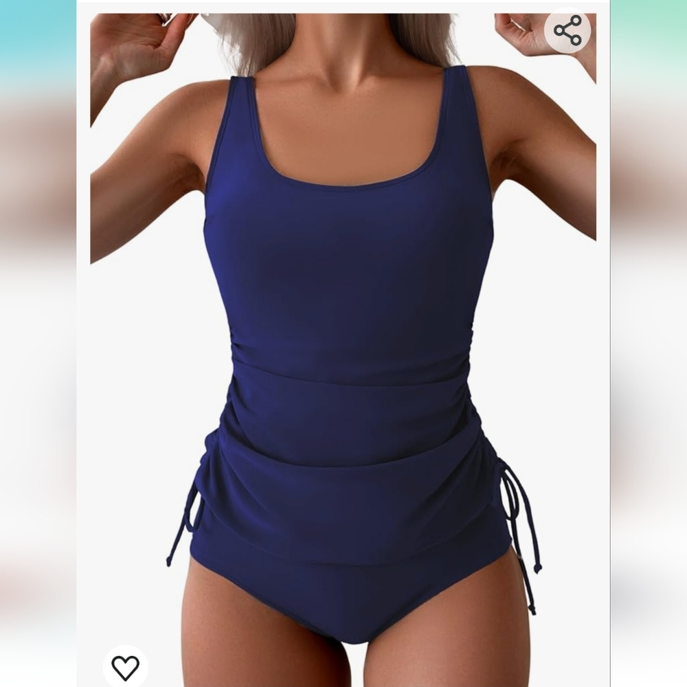 2pc full coverage swimwear. New without tag